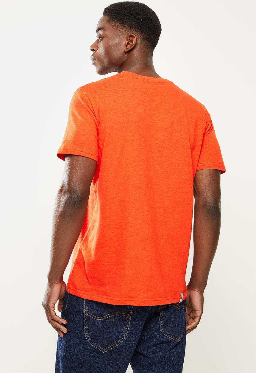 Holmes Bro's - Holmes box short sleeve tee - orange 