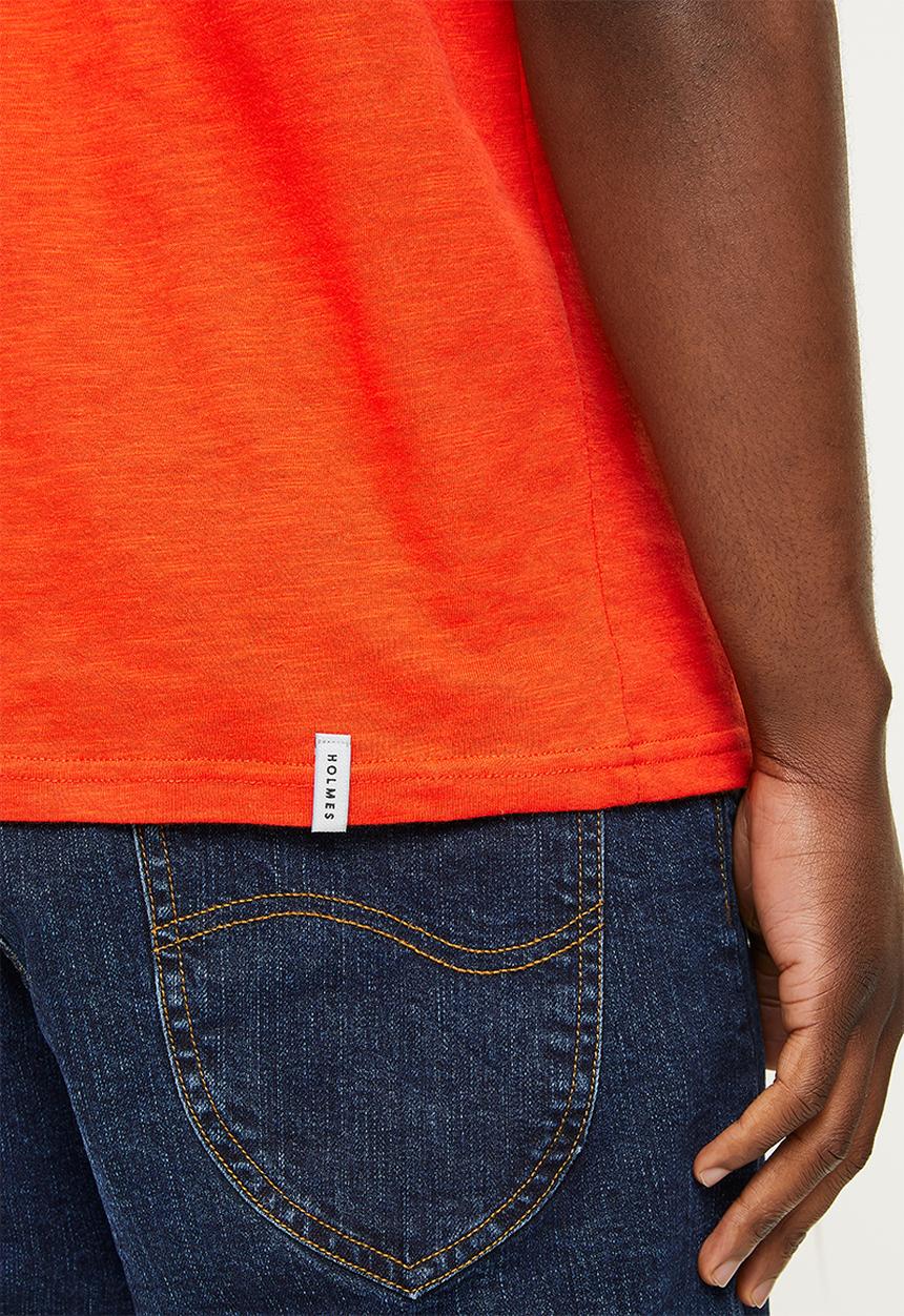 Holmes Bro's - Holmes box short sleeve tee - orange 