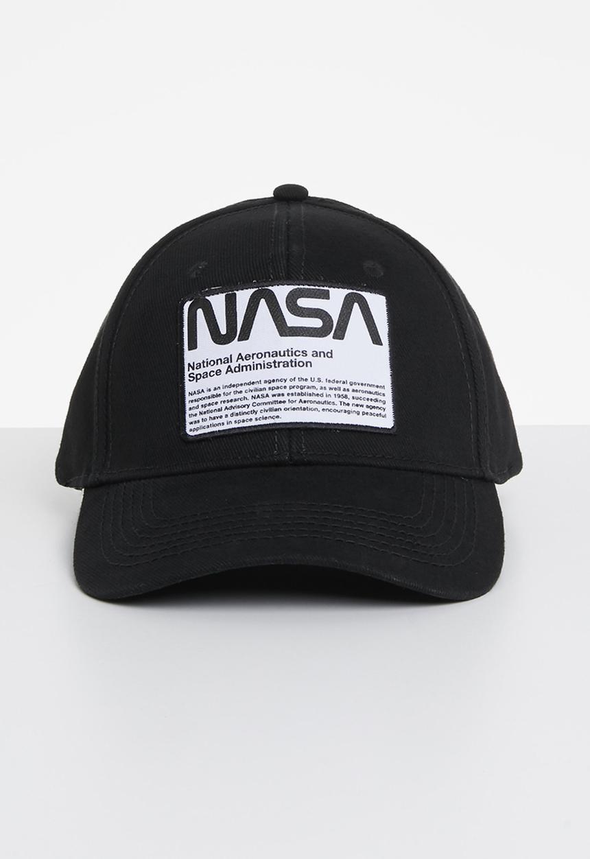 Superbalist - Nasa logo peak cap - black