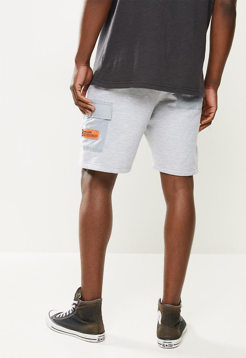Holmes Bro's - Cargo fleece short - grey