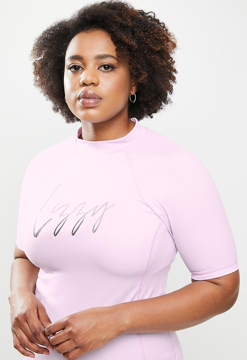 Lizzy - Plus aylin short sleeve rashie - lilac