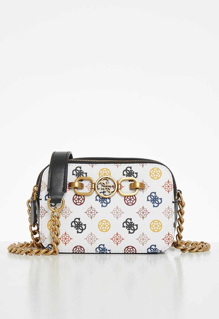 GUESS - Noelle crossbody camera - white