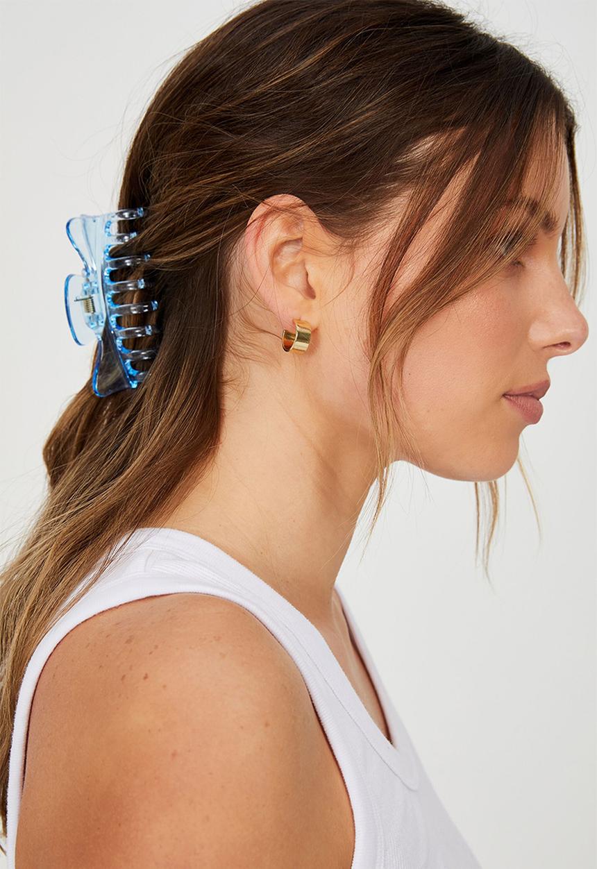 Rubi - Kiley hair claw - crystal blue