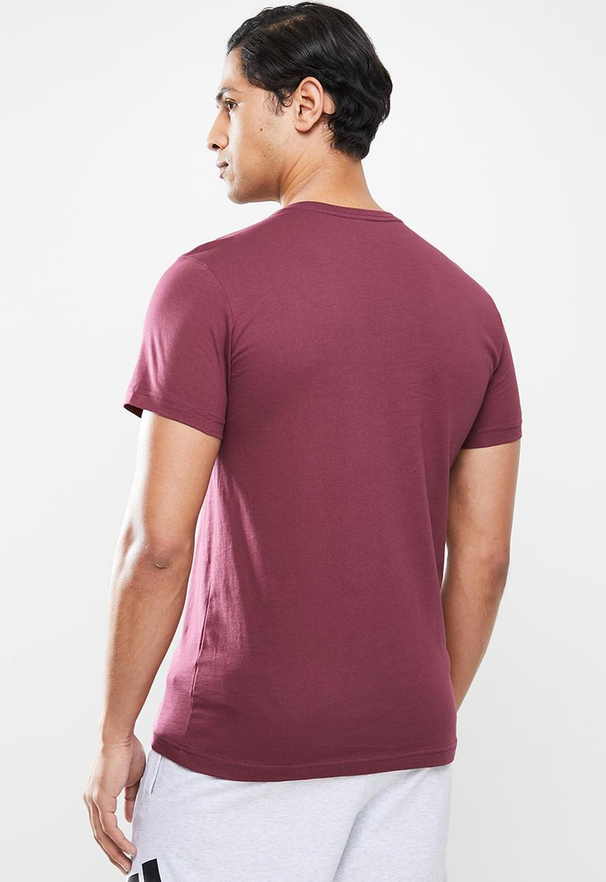 adidas Performance - V-neck tee - victory crimson