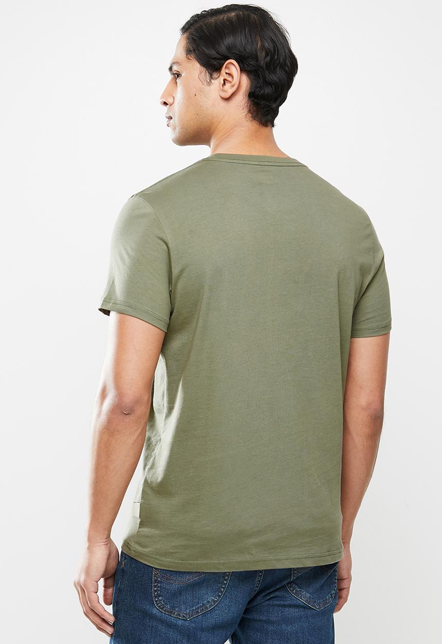 Wrangler - Bubble gum t - olive