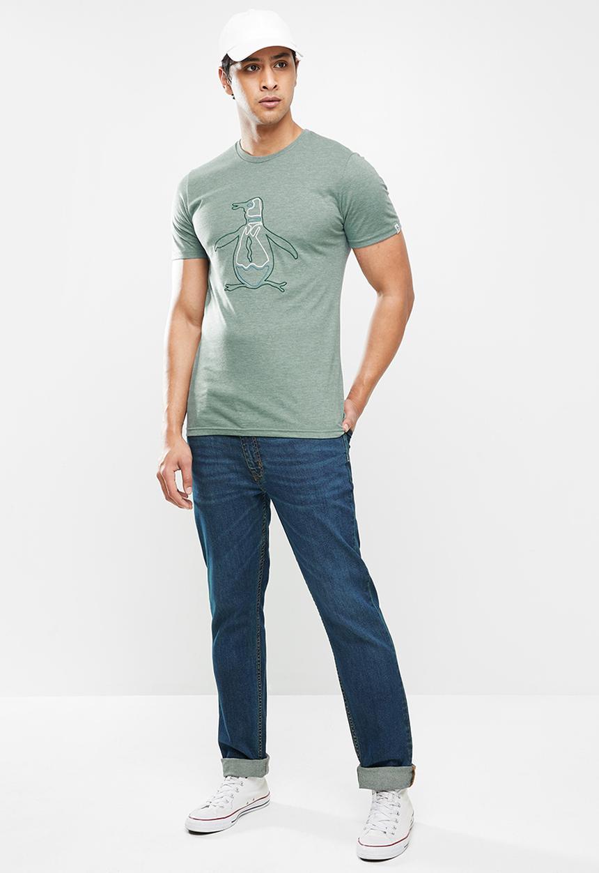 Original Penguin - Embroidered pete tee - green 