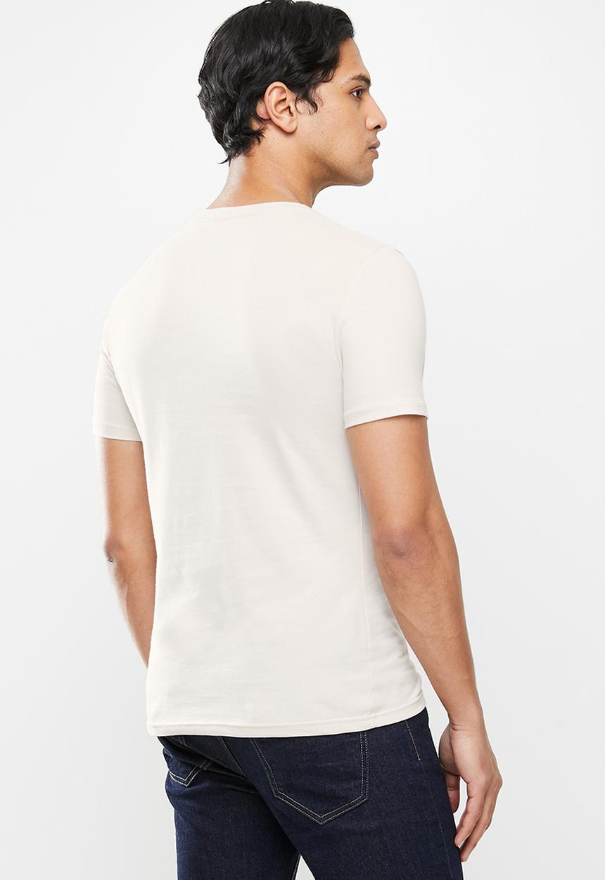 Original Penguin - Embroidered tee - stone