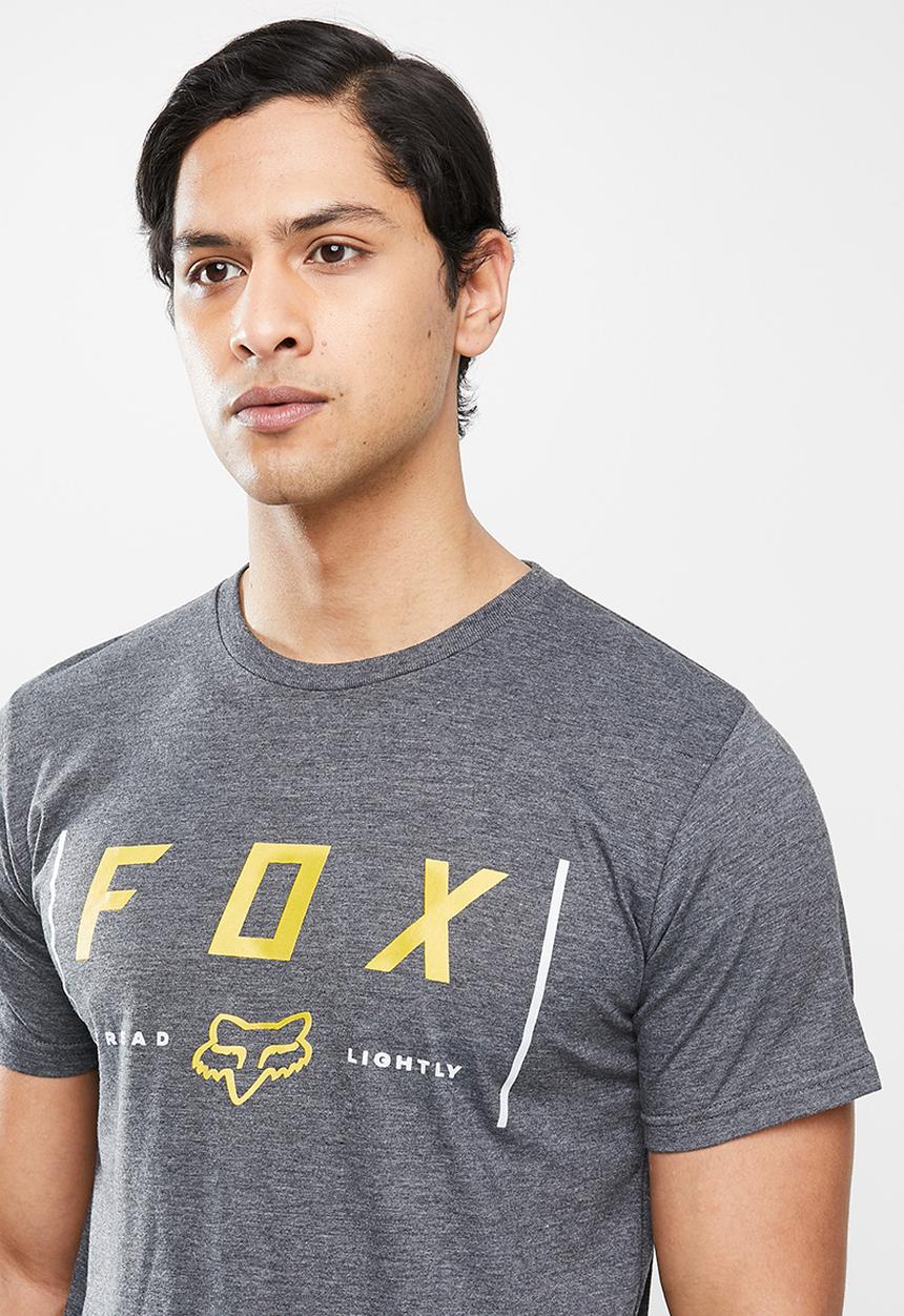 Fox - Simpler times short sleeve tee - heather black