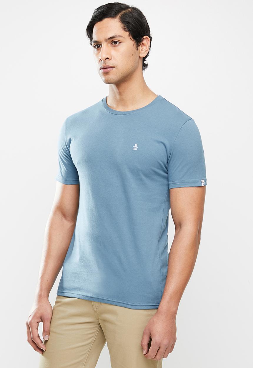 Original Penguin - Embroidered tee - blue