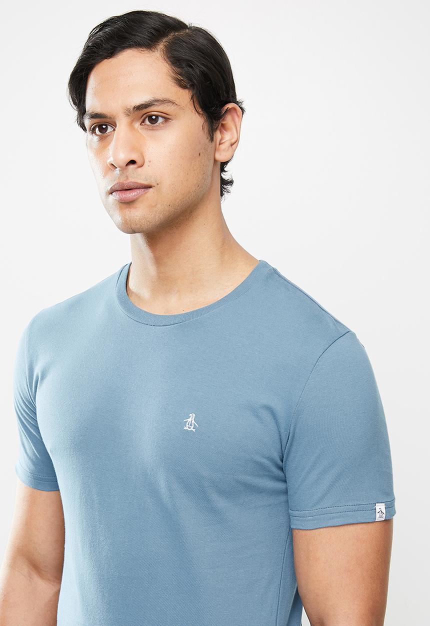 Original Penguin - Embroidered tee - blue