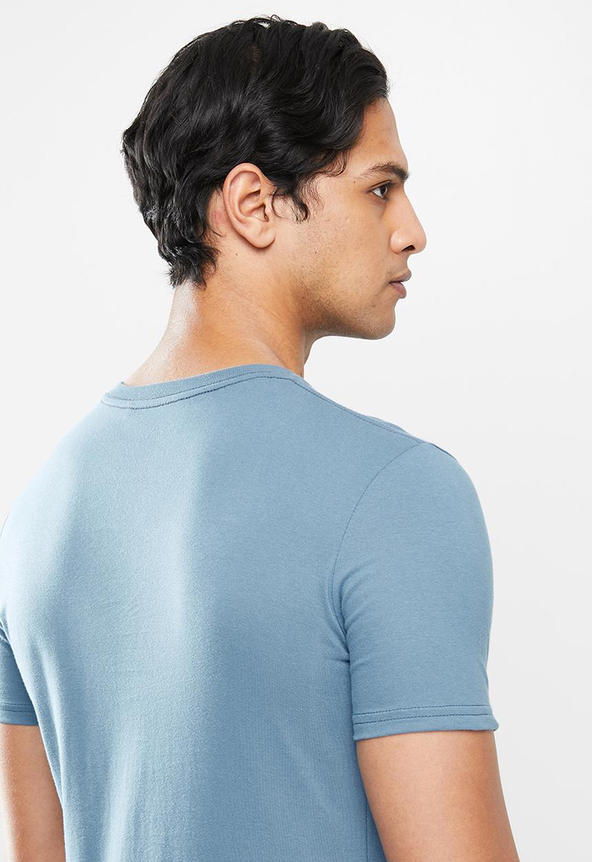 Original Penguin - Embroidered tee - blue