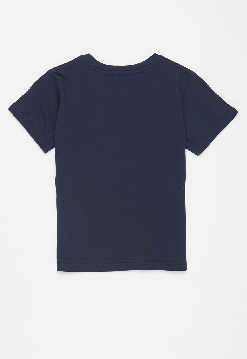 Original Penguin - Logo stamp tee - navy