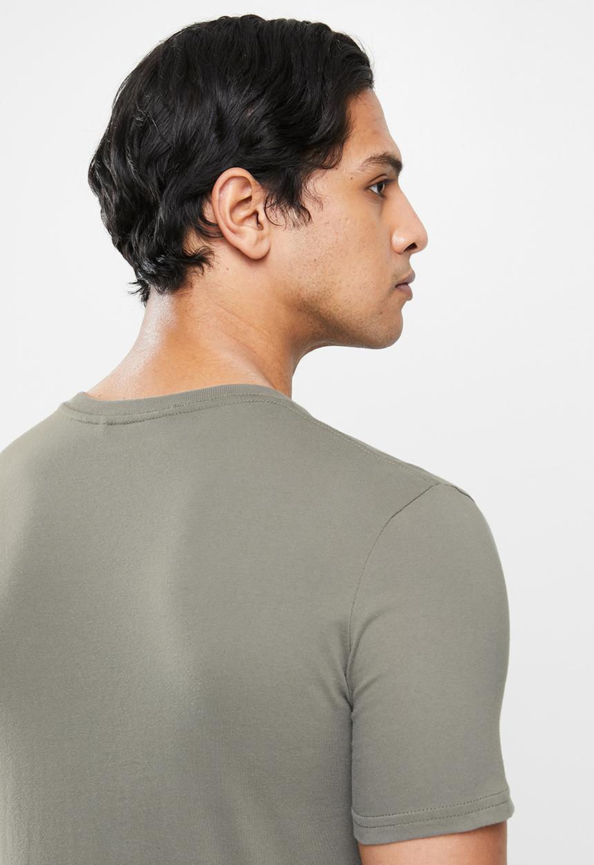Original Penguin - Embroidered tee - grey