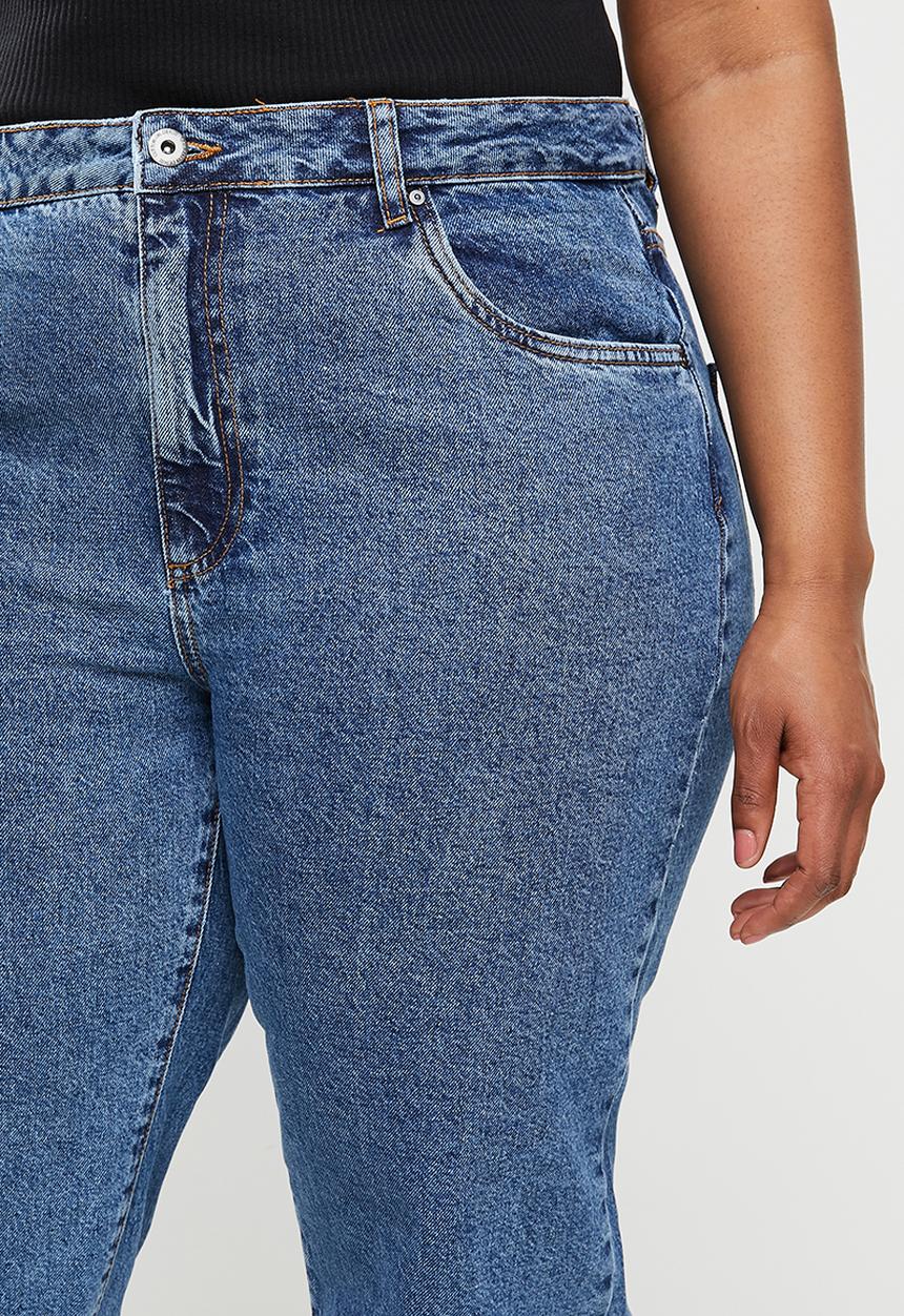 Cotton On - Curve dad jean - blue