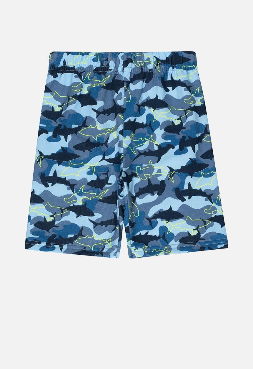 Bee Loop - Shark tee & shorts set - blue
