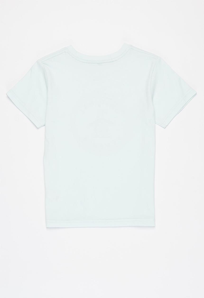 Original Penguin - Logo stamp tee - light blue