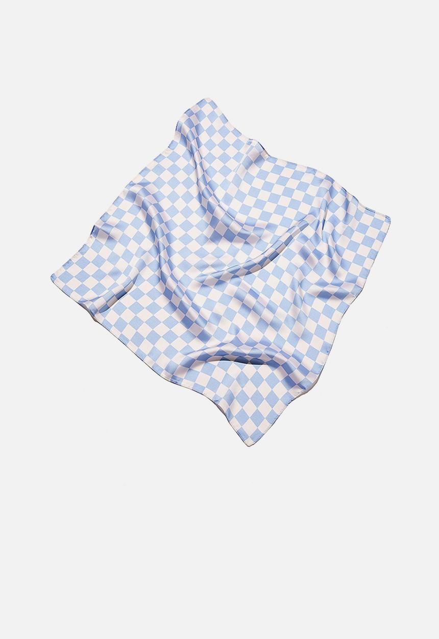 Rubi - Soho bandana - checkerboard blue
