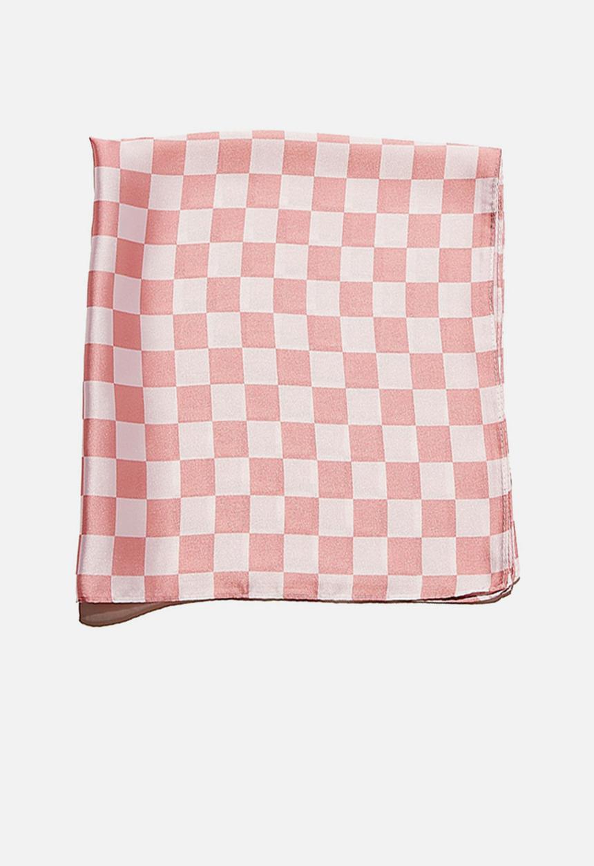 Rubi - Soho bandana - checkerboard pink