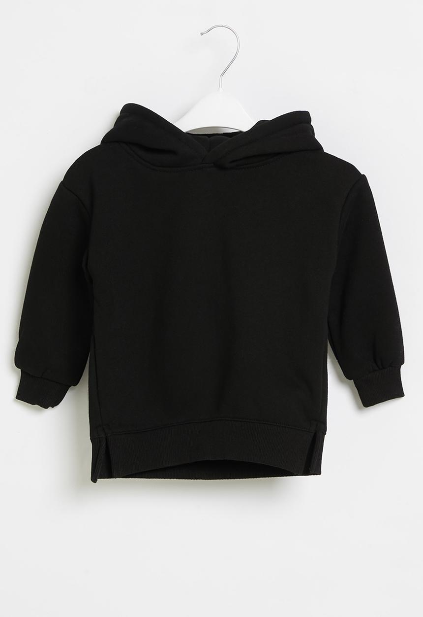 Pop Candy - Girls hoodie with ears - black