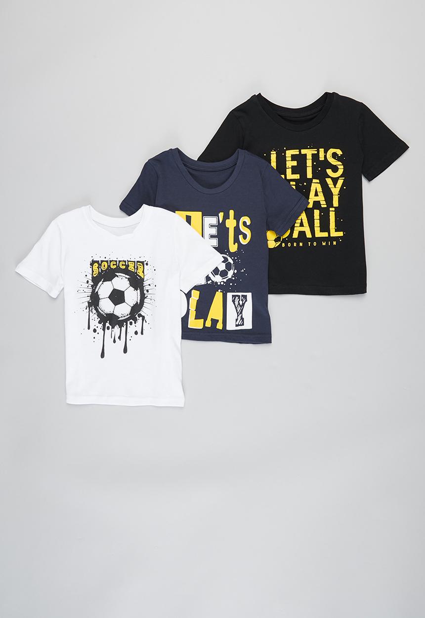 Pop Candy - Boys 3 pack graphic tee -multi 