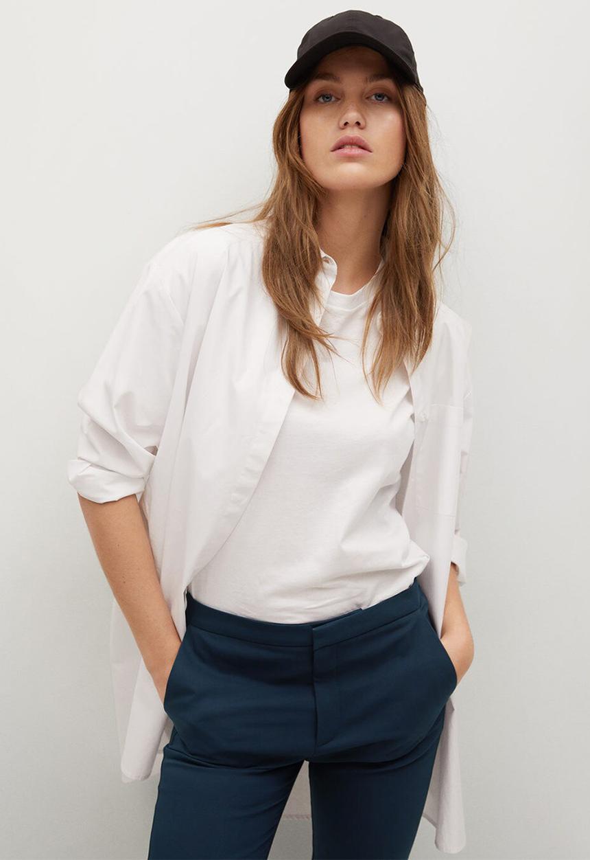 MANGO - Trousers malu-h - navy