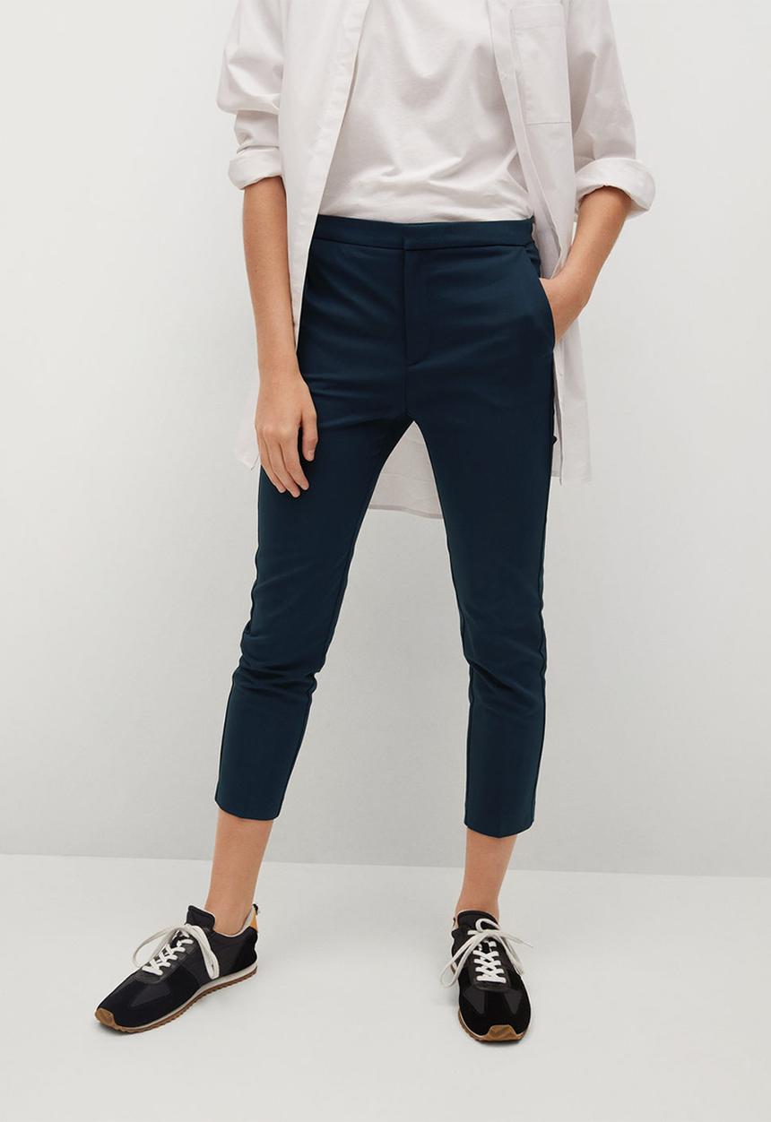 MANGO - Trousers malu-h - navy