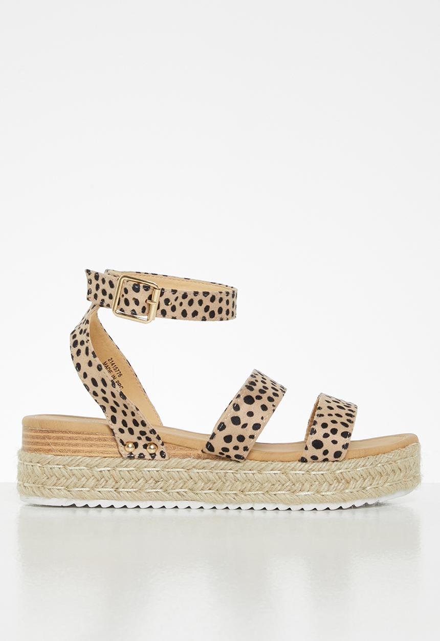 Superbalist - Nita espadrille sandal - beige & black 