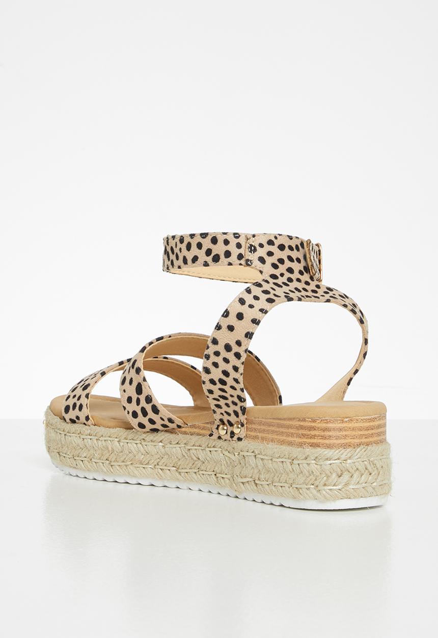 Superbalist - Nita espadrille sandal - beige & black 