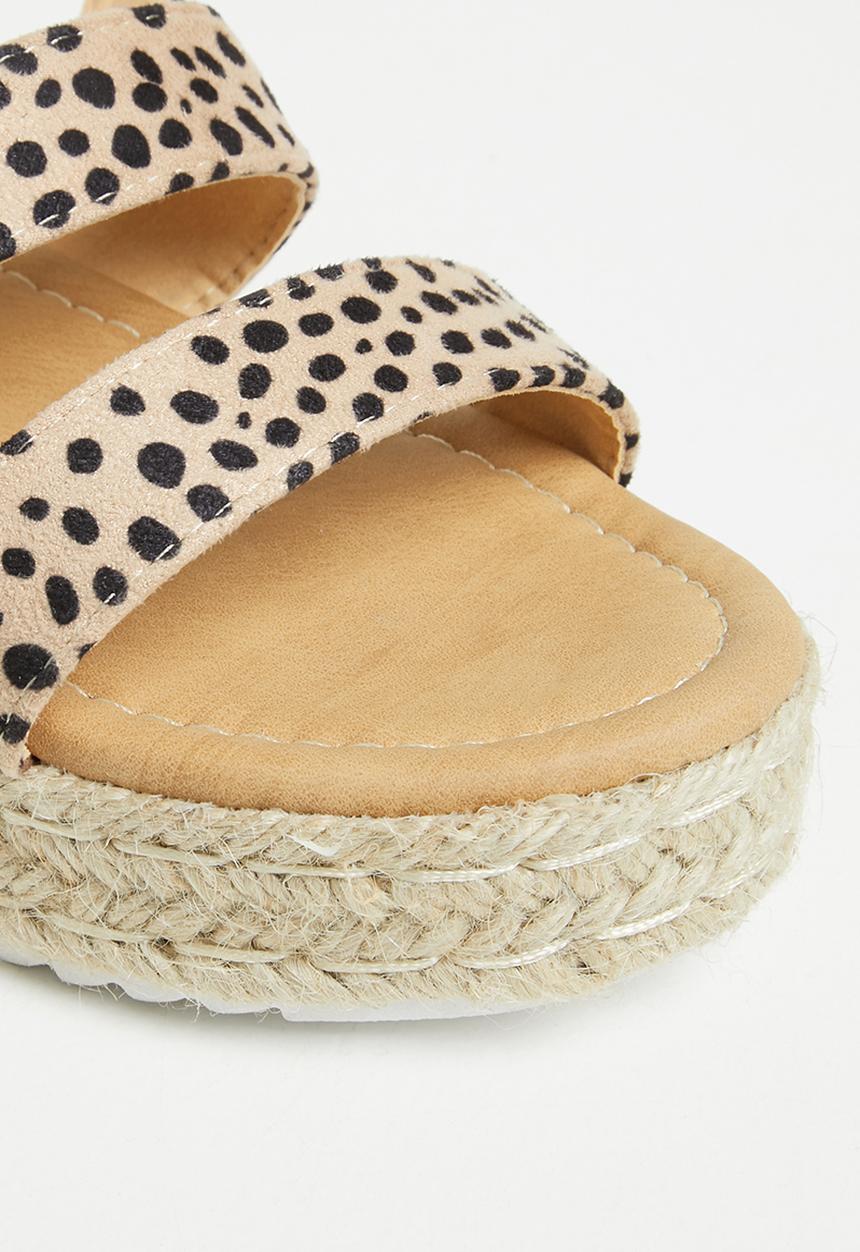 Superbalist - Nita espadrille sandal - beige & black 