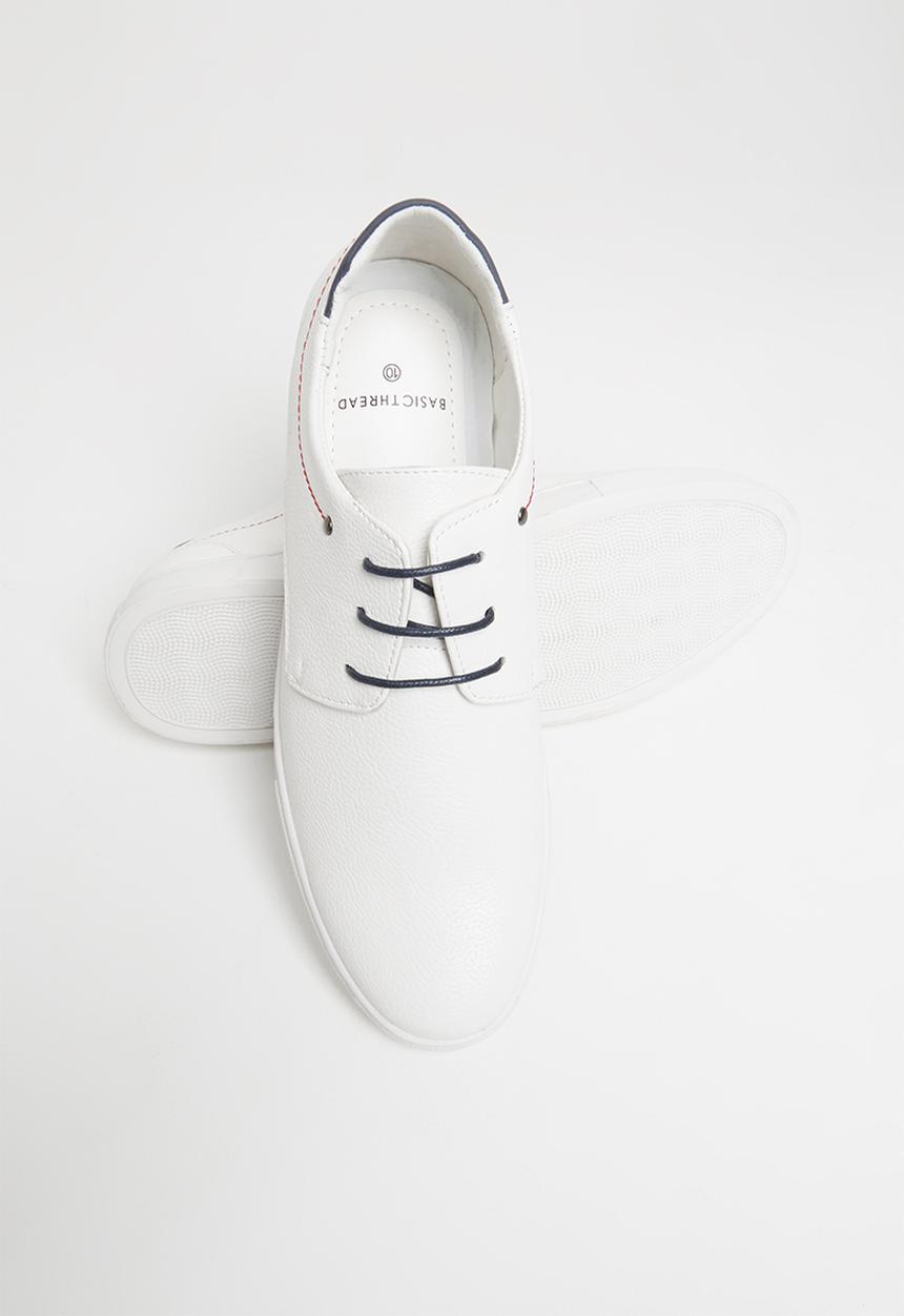 basicthread - Paul lace -up shoe - white