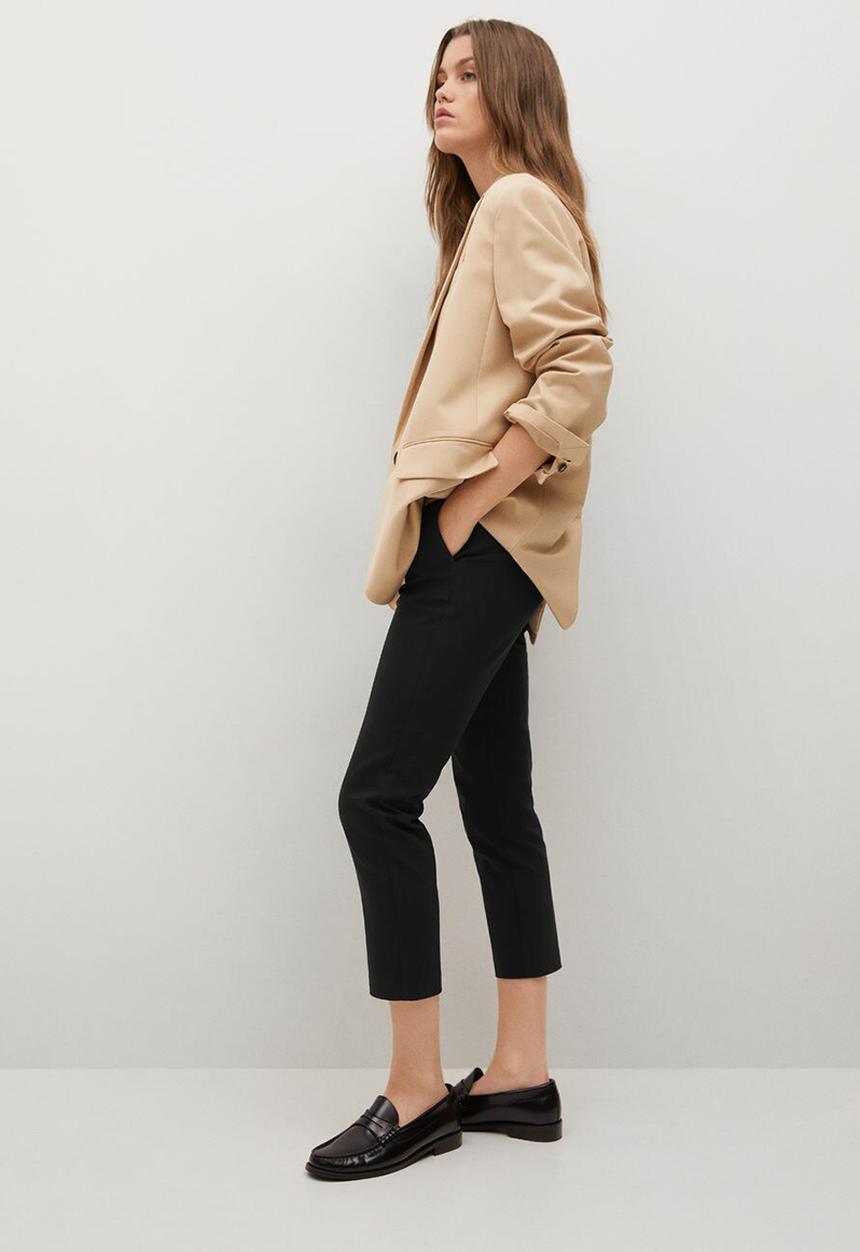 MANGO - Trousers malu-h - black