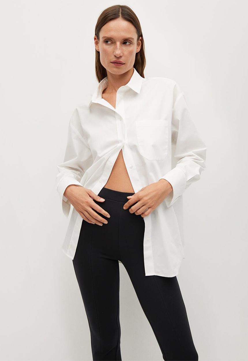 MANGO - Leggings puntaa-a - black