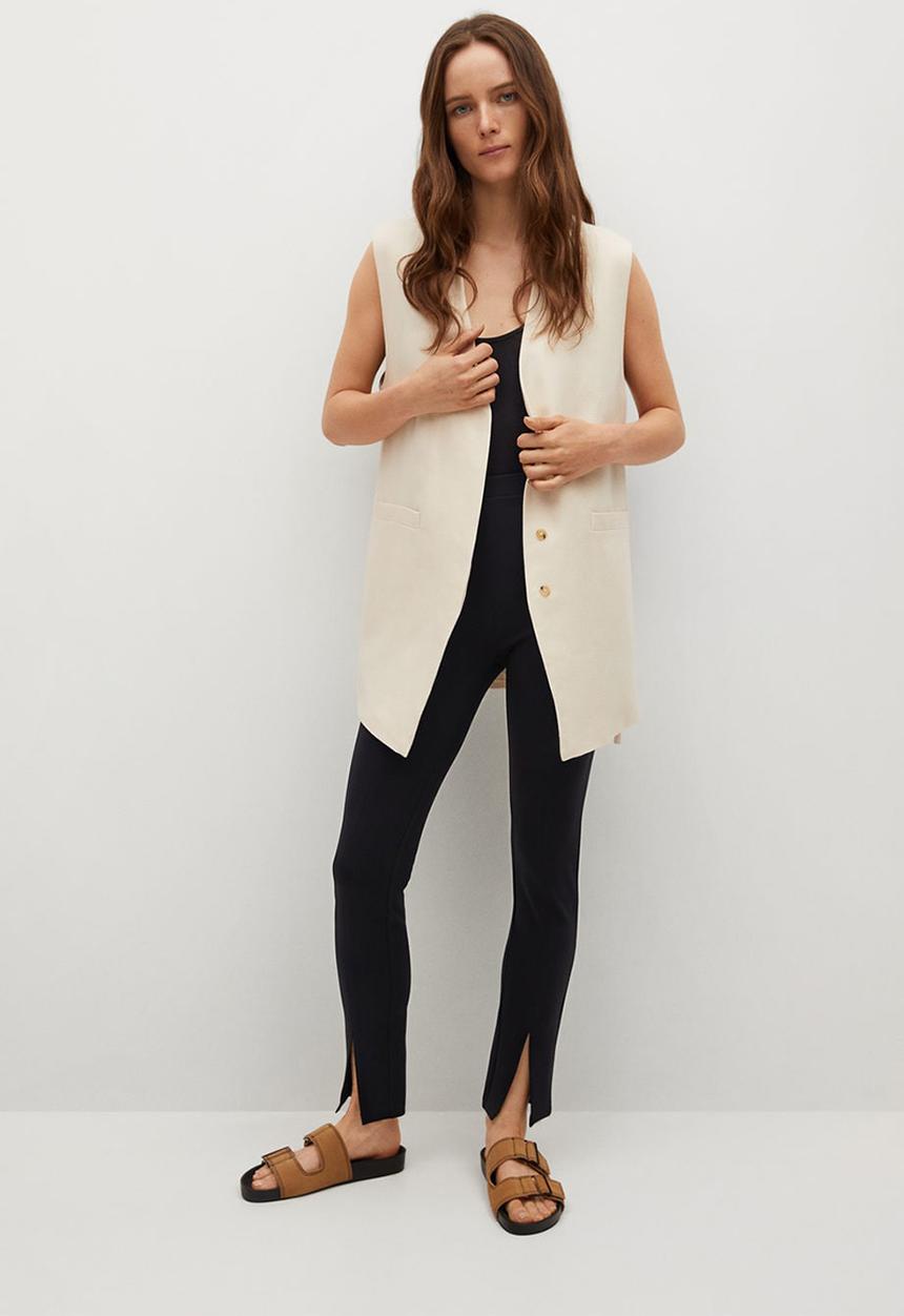 MANGO - Leggings puntaa-a - black