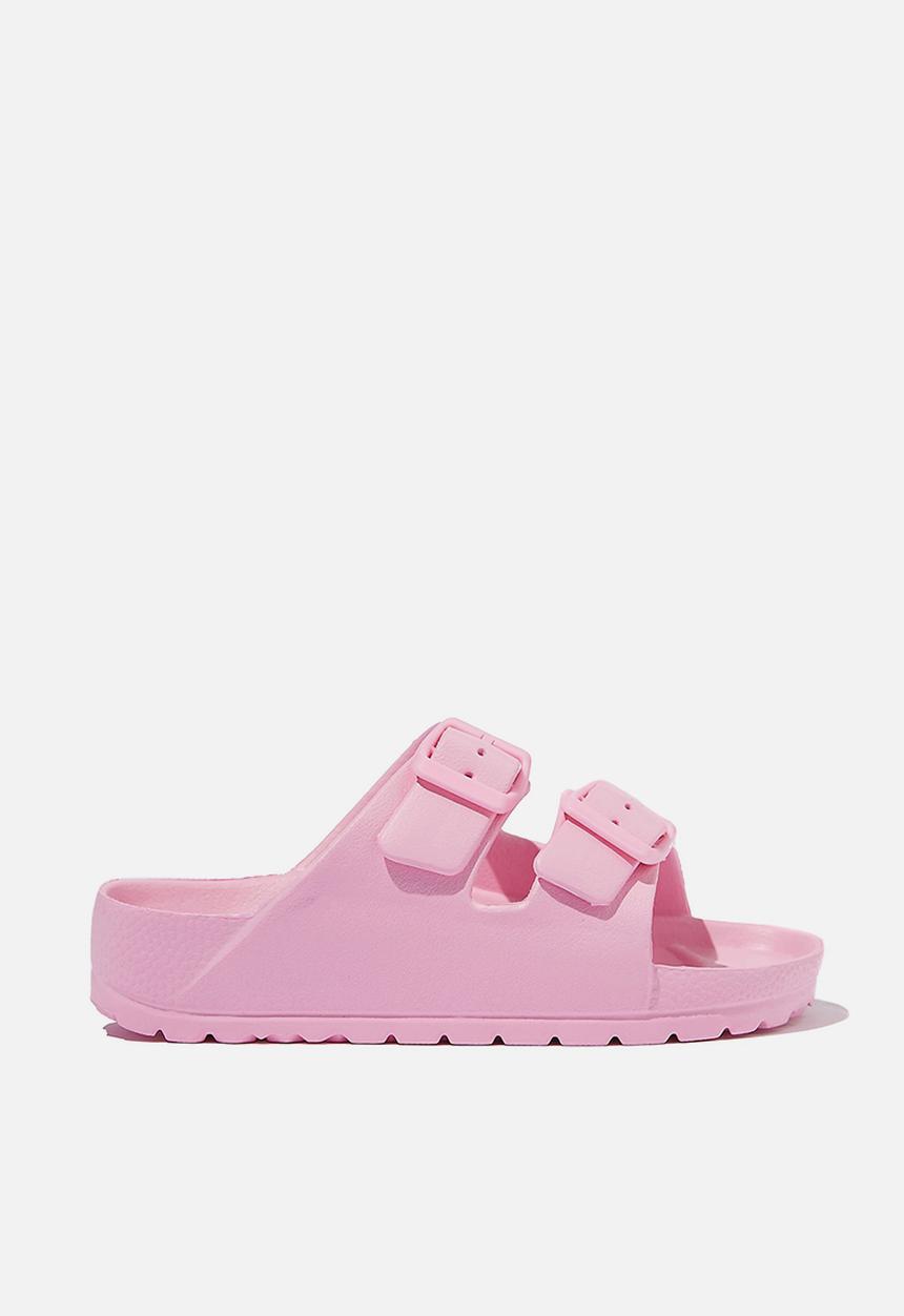 Cotton On - Twin strap slide - pink