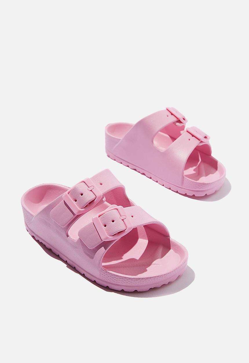 Cotton On - Twin strap slide - pink