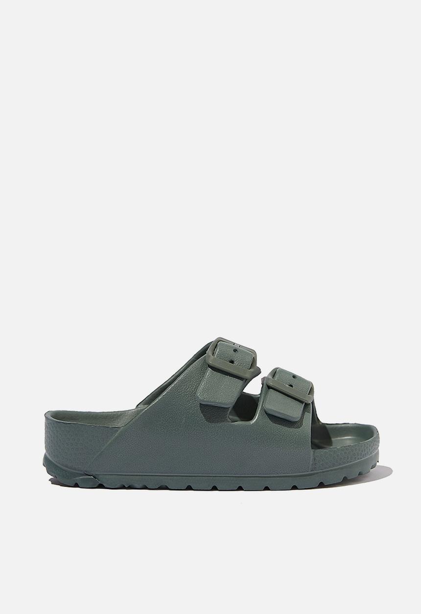 Cotton On - Twin strap slide - khaki 