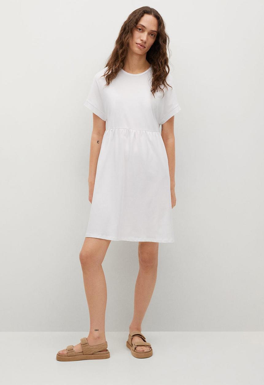 MANGO - Dress gisele - white