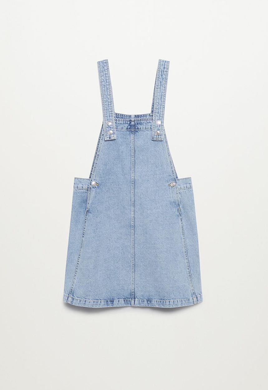 MANGO - Dungaree dress india - blue
