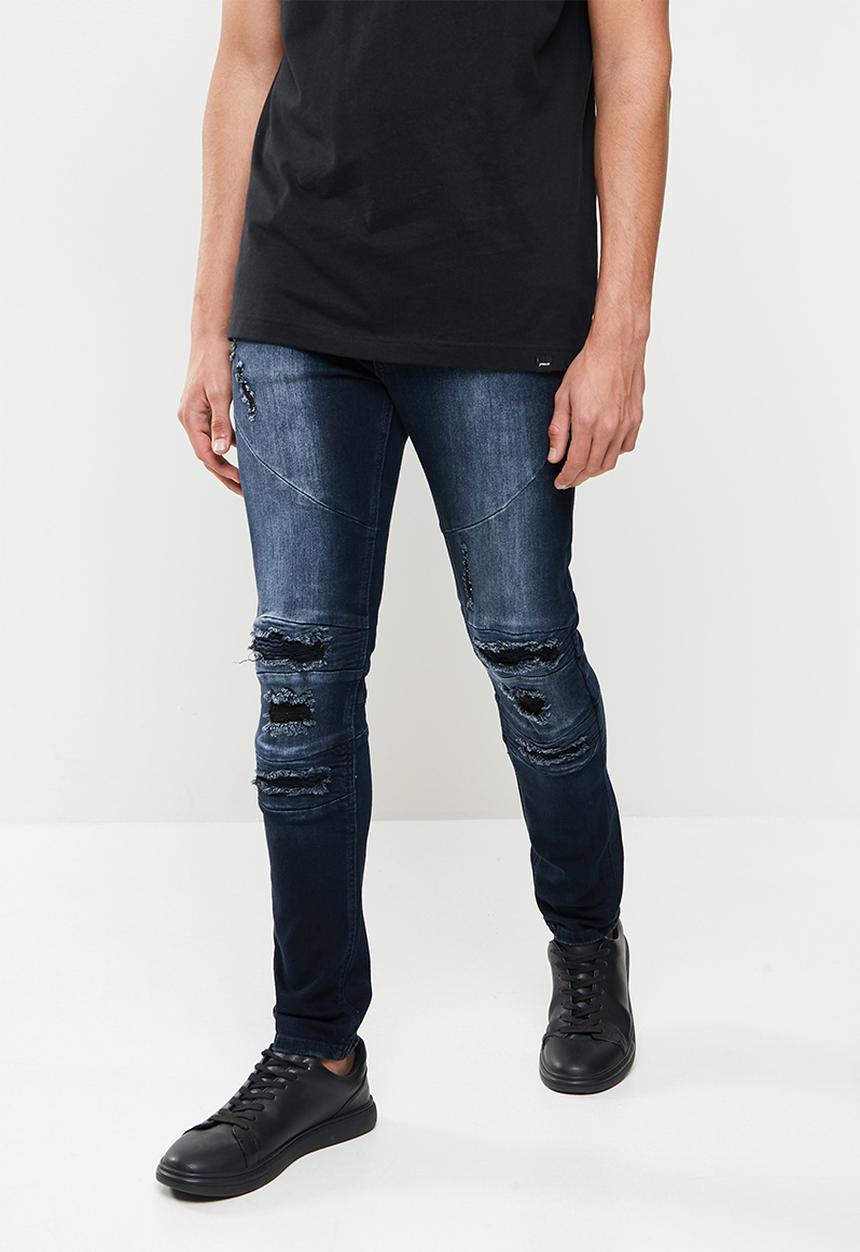 S.P.C.C - Chicane trench fit super skinny jeans - indigo