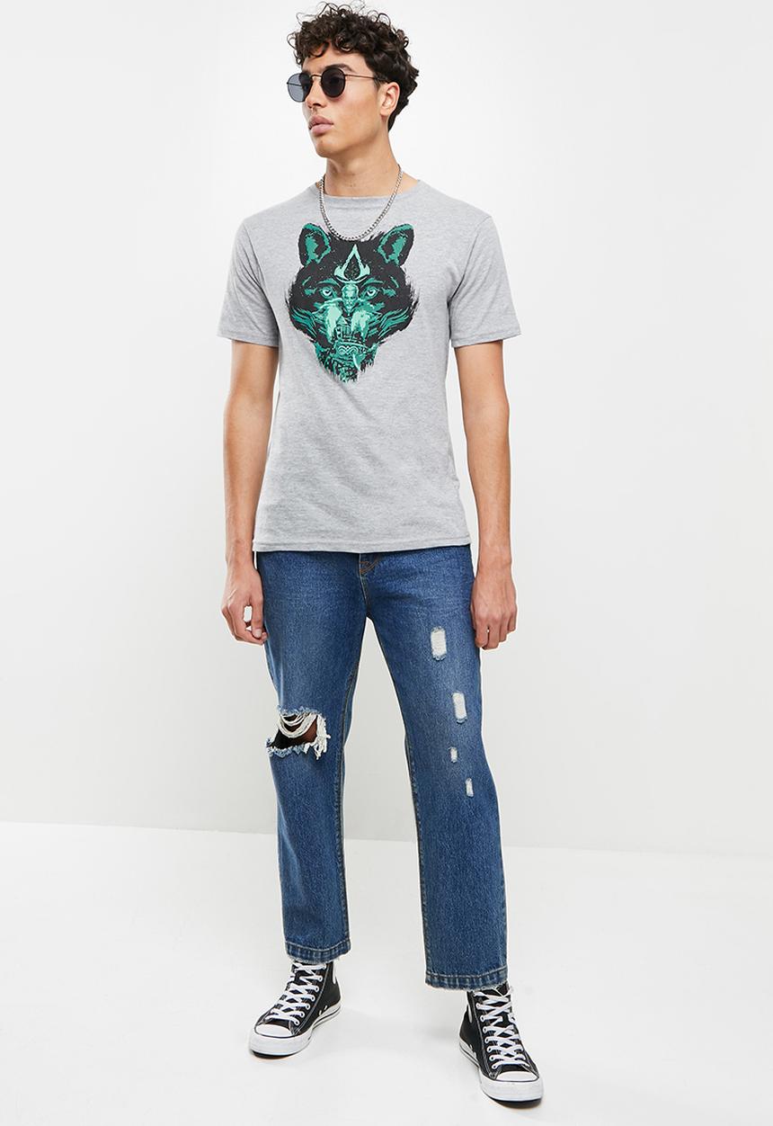 STYLE REPUBLIC - Assassin's creed tee - grey melange