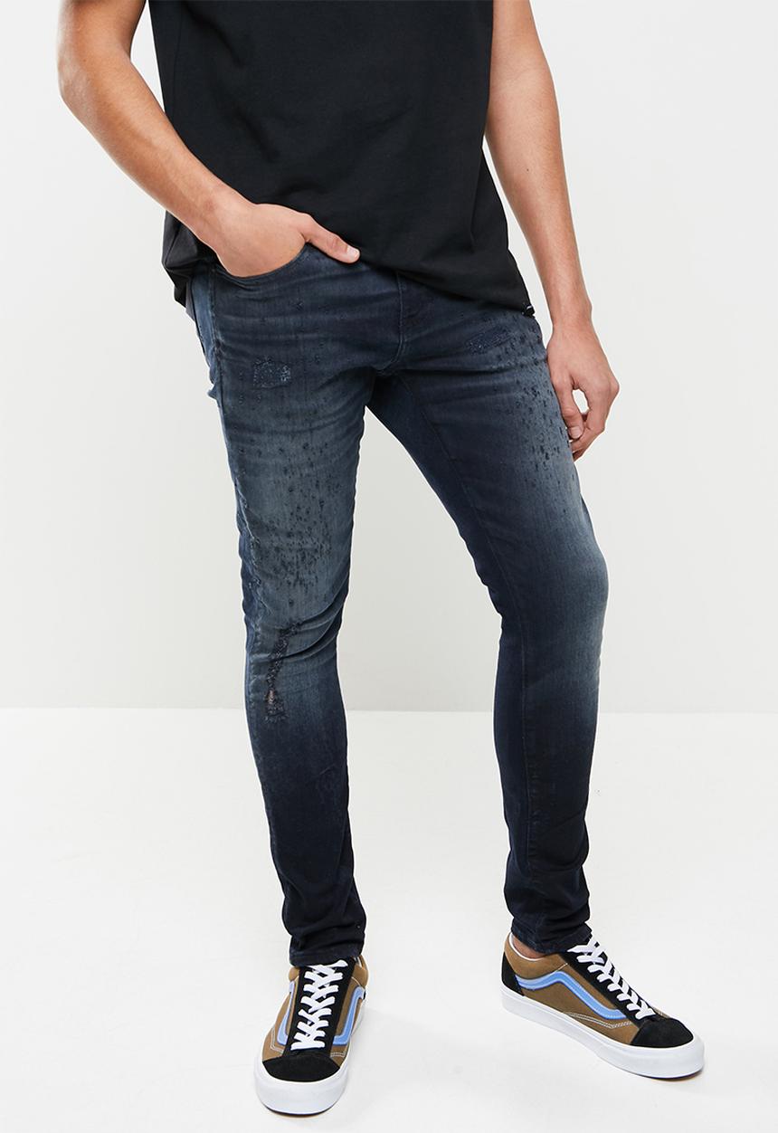 S.P.C.C - Crossfire sabre fit tapered leg jeans - dark blue