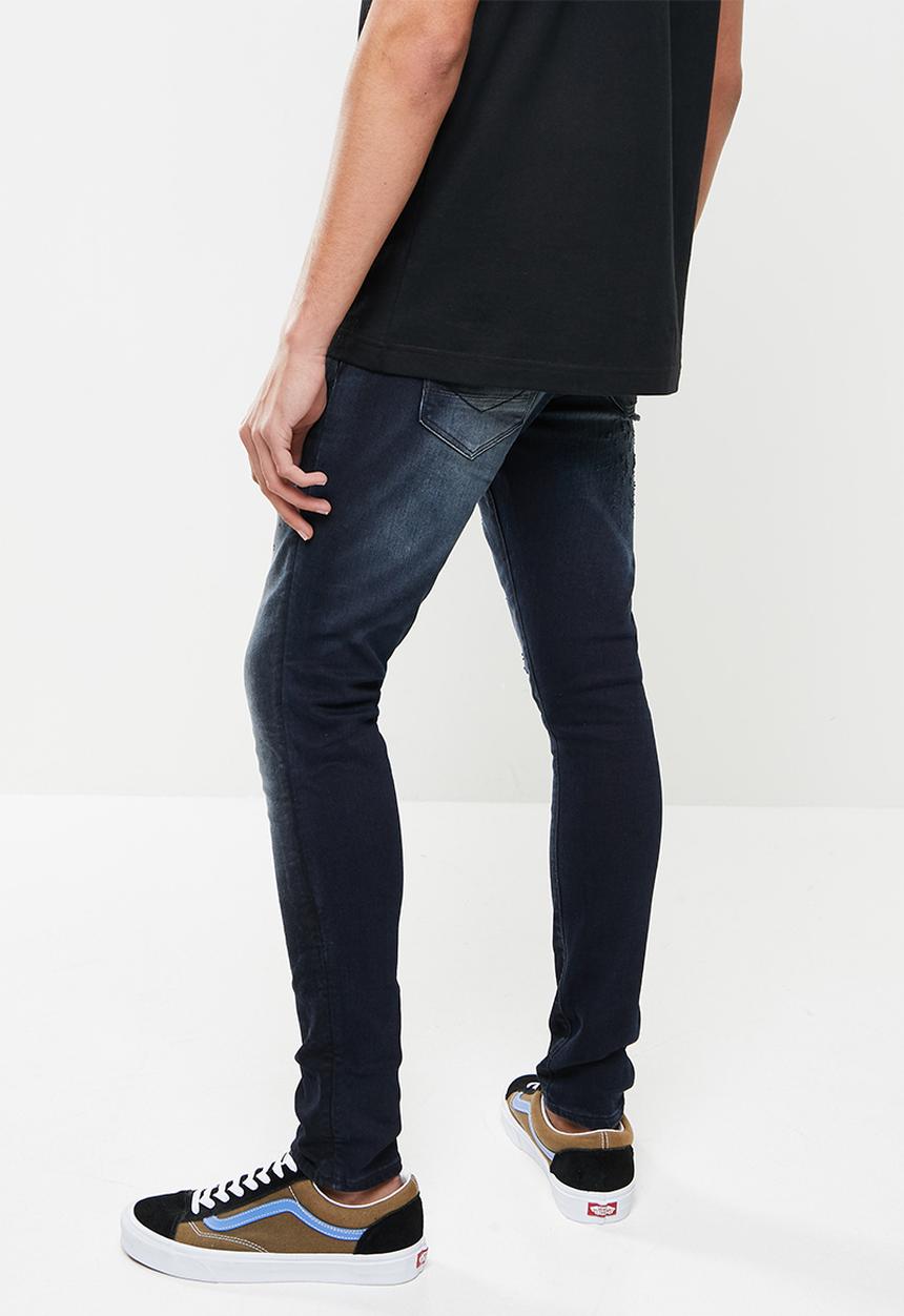 S.P.C.C - Crossfire sabre fit tapered leg jeans - dark blue