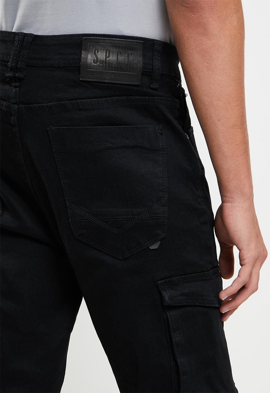 S.P.C.C - Matador sabre fit tapered leg jeans - black