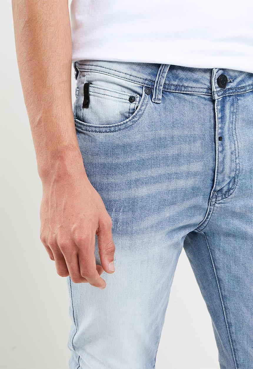 S.P.C.C - Blizzard trench fit super skinny jeans - light blue