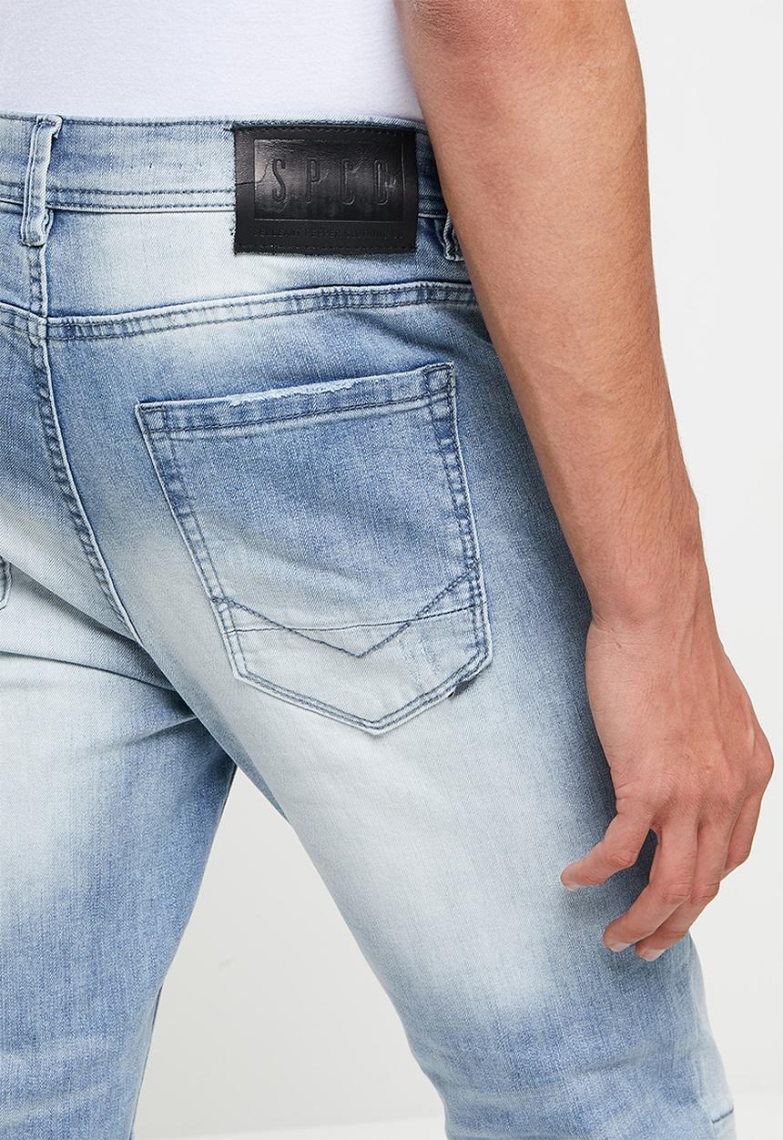 S.P.C.C - Blizzard trench fit super skinny jeans - light blue