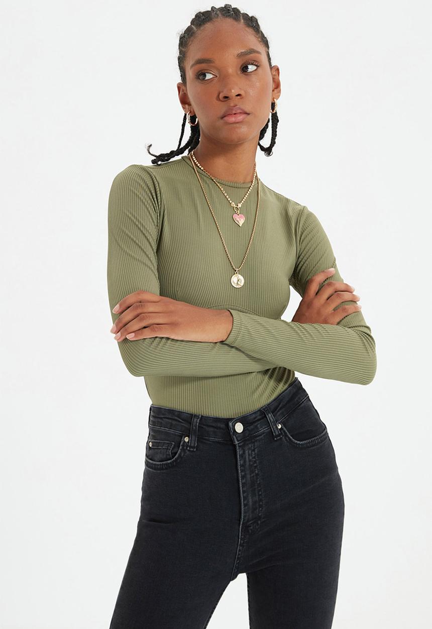 Trendyol - High waist skinny jeans - black