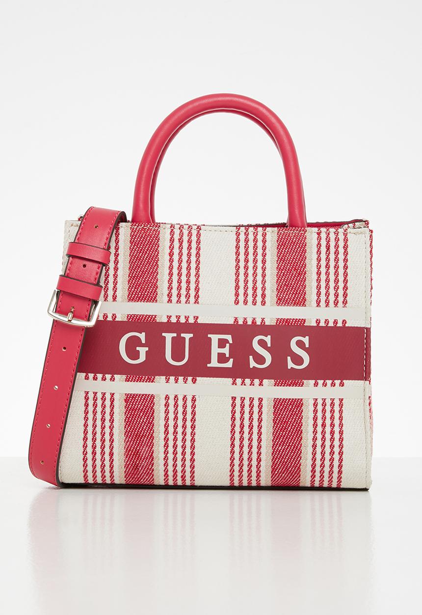GUESS - Monique mini tote - red & beige 