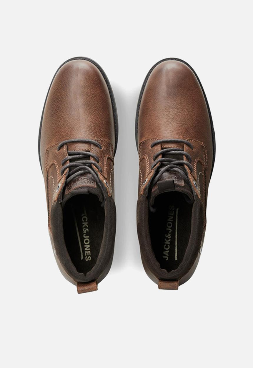 Jack & Jones - Jfwstarke leather boot - cognac