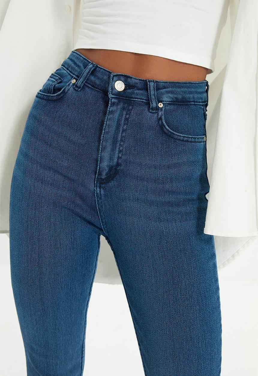 Trendyol - High waist skinny jeans - blue