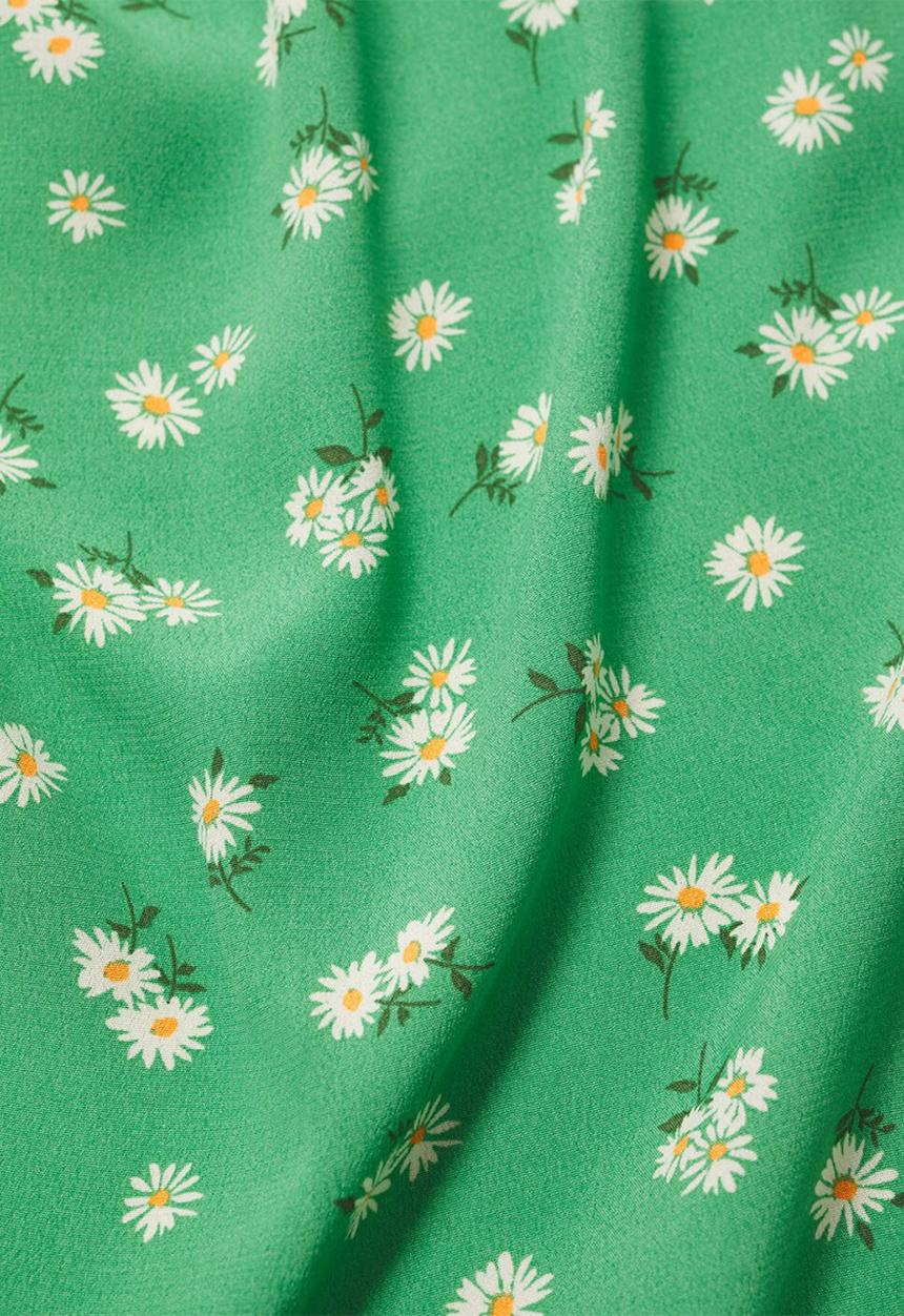 MANGO - Skirt sea - green